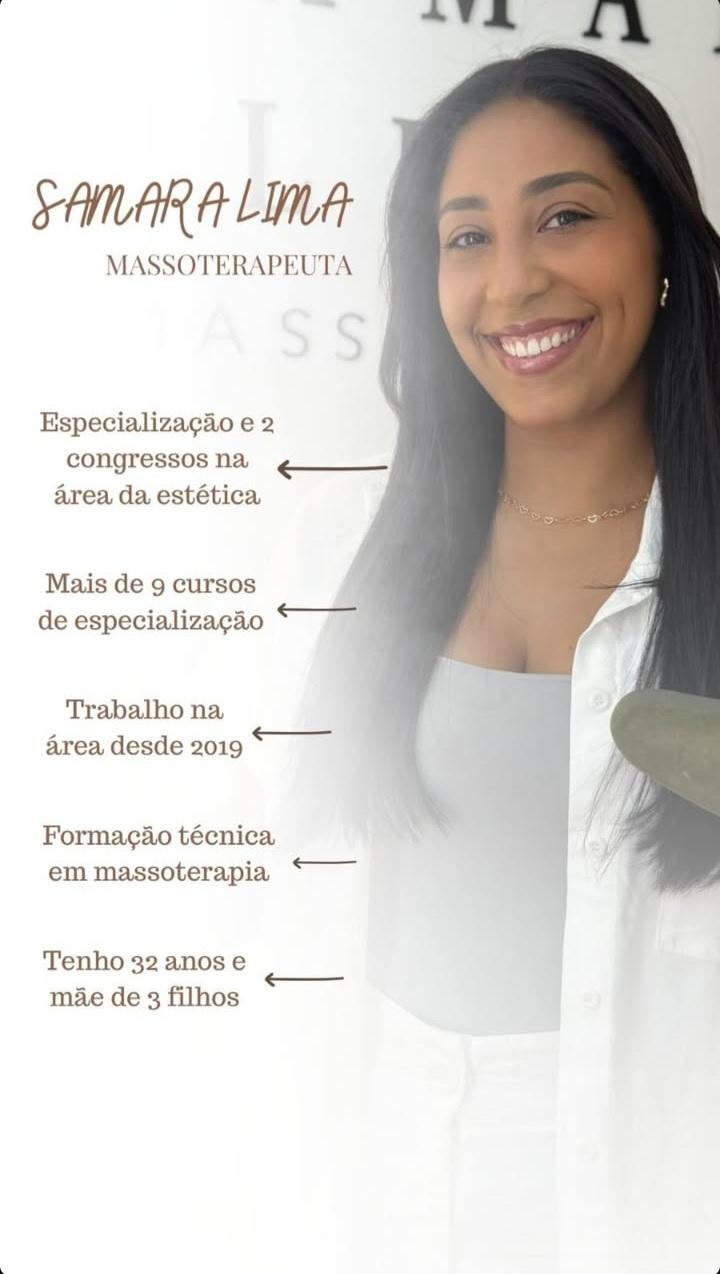 Samara Lima - Massoterapeuta
